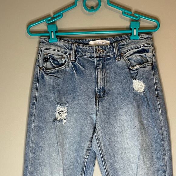 KanCan Light Wash Distressed Mom Jean Size 7 / 27 - Picture 6 of 12